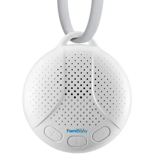 Portable Sound Machine for Baby - White Noise Machine with Night Light for Nursery | 16 Soothing Sounds | Shush | Travel | Registry Gift | Sleep Soother | Baby Shower