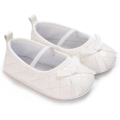 Baby Girls Mary Jane Flats Floral Princess Dress Crib Soft Sole Baby Shoes Infant First Walking Shoes