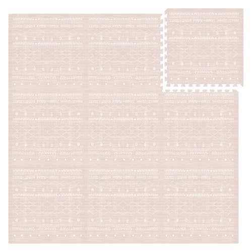 Lillefolk Baby Play Mat for Floor – 6x6ft Dusk | Soft Non Toxic Premium EVA Foam Tiles for Tummy Time, Crawling & Playroom – Waterproof Interlocking Floor Mat for Babies & Toddlers (9 Tiles)