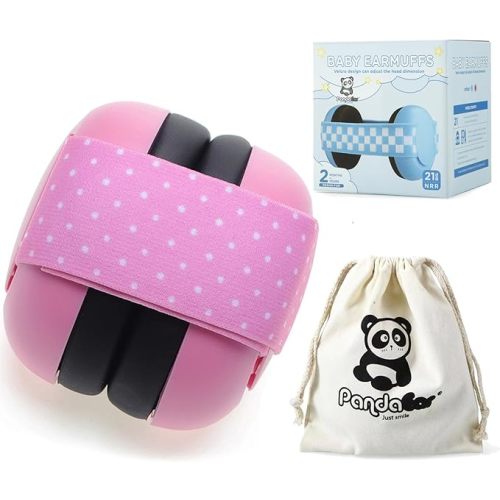 PandaEar Baby Ear Protection, Noise Cancelling Headphones EarMuffs for Babies & Toddlers 0-3 Years