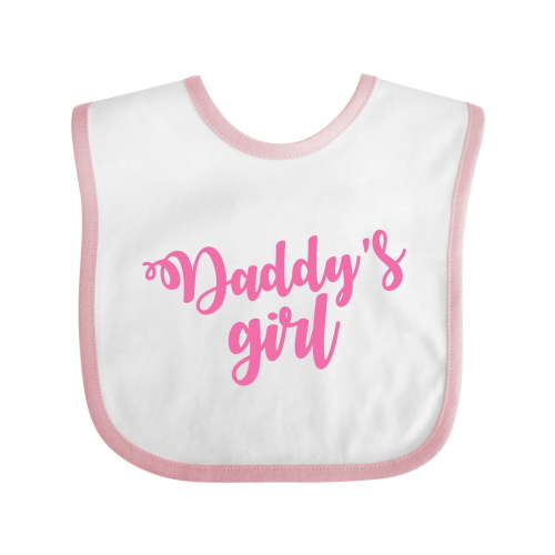 Inktastic Valentine's Day Daddy's Girl Girls Baby Bib