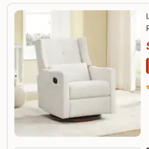 Lincoln Manual Swivel Glider Recliner with Lumbar Pillow