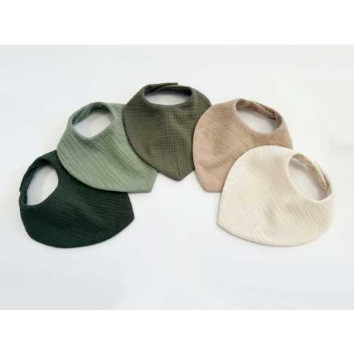 Absorbent Dribble bibs. Baby Bandana bibs Baby burp cloth. Organic Baby shower gift  from organic cotton and waterproof terry