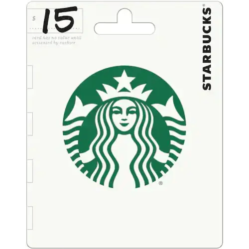 Starbucks - $15 Gift Card