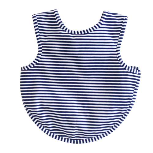 Bib - Arm Holes Back Fastening Navy