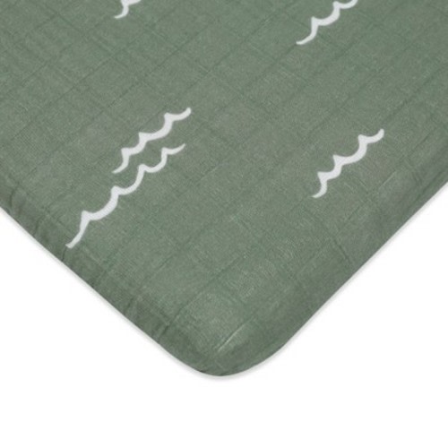 Babyletto All-Stages Bassinet Sheet in GOTS Certified Organic Muslin Cotton