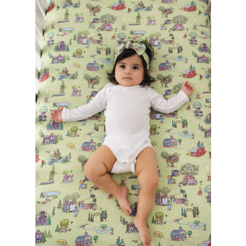 Little Crowns & Capes Berenstain Bears® Bamboo Crib Sheet