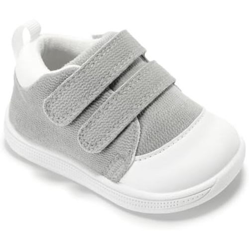 STQ Baby First Walking Shoes Boys & Girls Wide Toe Chubby Feet 6-24 Months