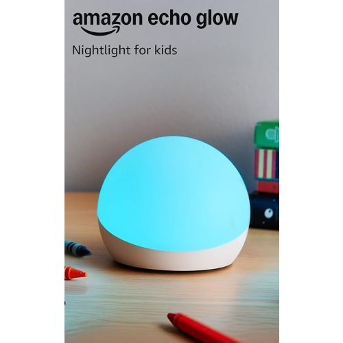 Amazon Echo Glow (newest model), Night light for kids, Works with Alexa