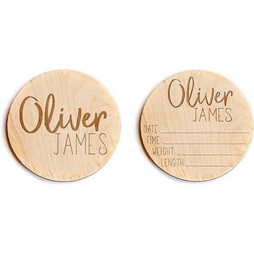 Double Sided Newborn Announcement Sign