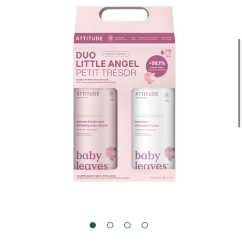 2-in-1 baby shampoo & body wash and body lotion set - EWG Verified® | ATTITUDE