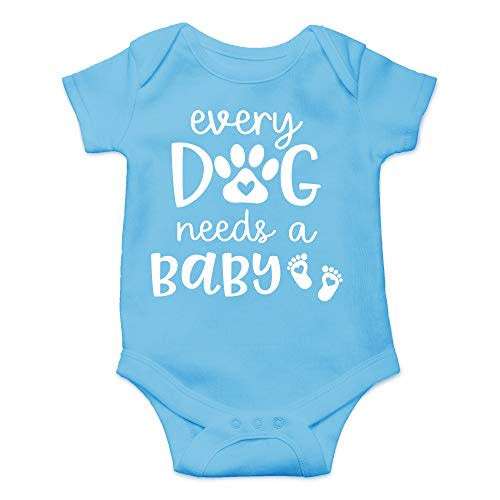 CBTwear Every Dog Needs a Baby - Baby Clothes - Funny Newborn Bodysuit Outfits for Boys and Girls