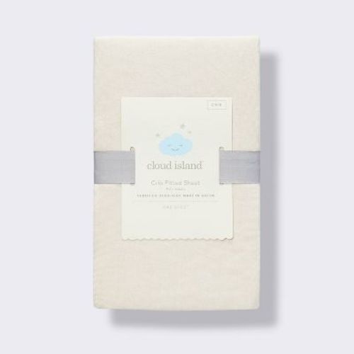 Polyester Rayon Fitted Crib Sheet - Cloud Island™