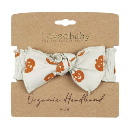 Jack-o-Lanterns | Organic Smocked Headband 0-12m