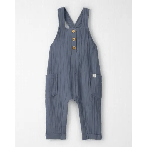 Baby Organic Cotton Gauze Overalls - Little Planet | Carter's