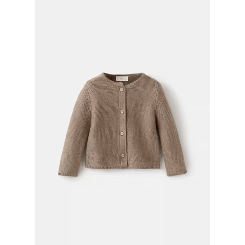 Knitted button cardigan - Kids | MANGO USA