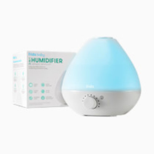Frida Baby 3-in-1 Cool Mist Humidifier for Baby with Diffuser + Nightlight, Allergy Relief Baby Humidifier for Bedroom, Nursery + Large Rooms, Quiet, Auto Shut Off, Runs +24hrs