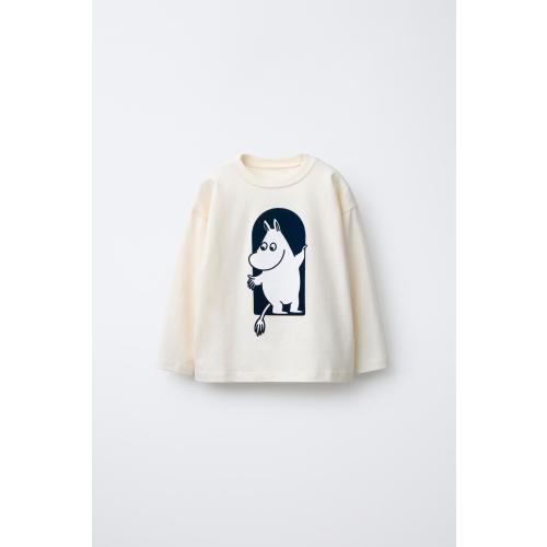 Zara Moomin Ecru T-shirt