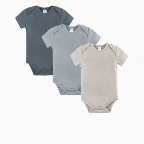 3-Pack Short Sleeve Bodysuit Bundle