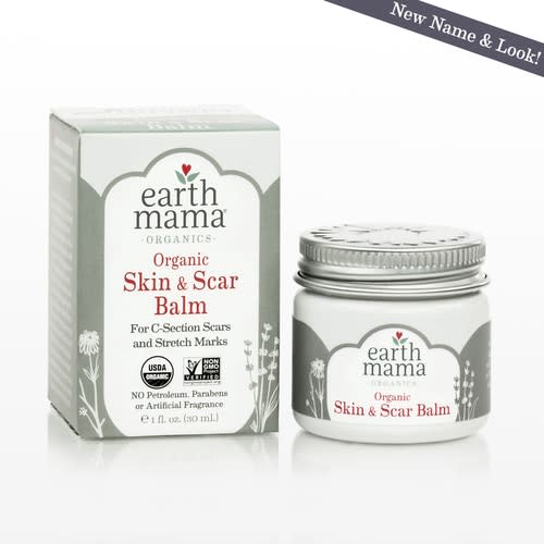 Organic Skin & Scar Balm: Organic Cesarean, Stretch Mark, Burn, Wound Balm