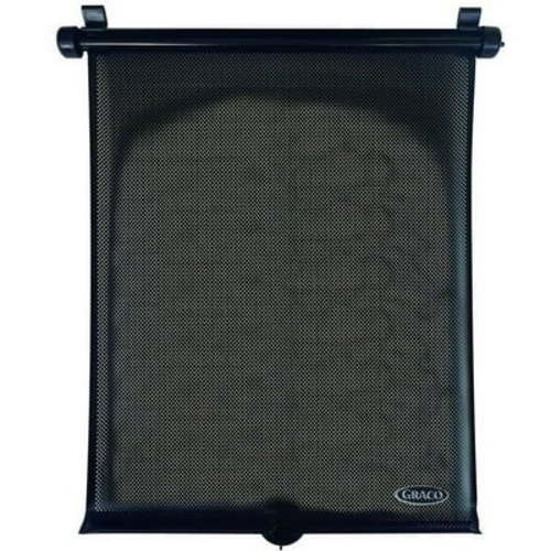 Graco Retractable Roller Shade Sun Protection for Car Windows, Universal Fit, 2-Pack