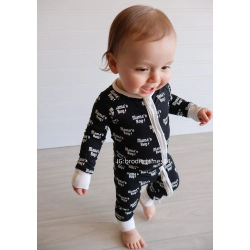 Mama's Boy Bamboo Sleeper Jumpsuit