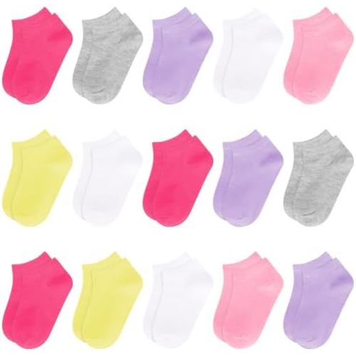 Baby Socks, 15 Pairs Ankle Socks for Baby Girls Boys 0-4 Years