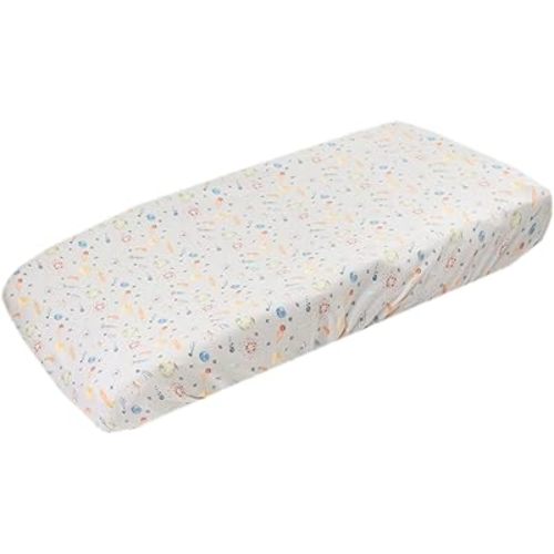 Copper Pearl Premium Knit Changing Pad Cover Soft, Stylish, and Universal Fit for All Standard Diaper Changing Pads, Trendy Design Changing Pad Covers, Cosmos