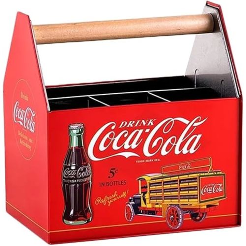 Tin Box Company Large Utensil Caddy, Holds Utensils, Coke 2023