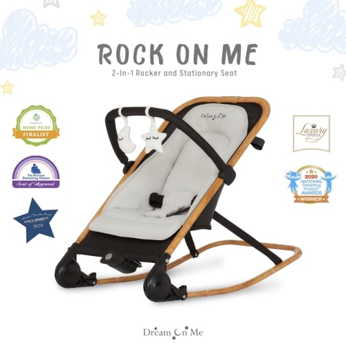 Rock with me 2 in 1 Rocker and Stationary Seat | Dream On Me