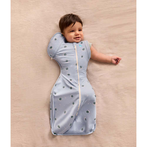 Swaddle Up™ 2-in-1 Transition Bag 1.0 TOG Cotton Mist Blue Turtally