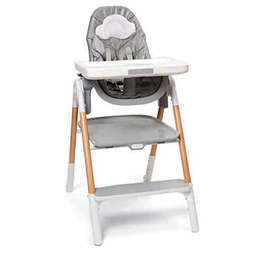 Skip Hop 2 in 1 Convertible High Chair, Sit-to-Step