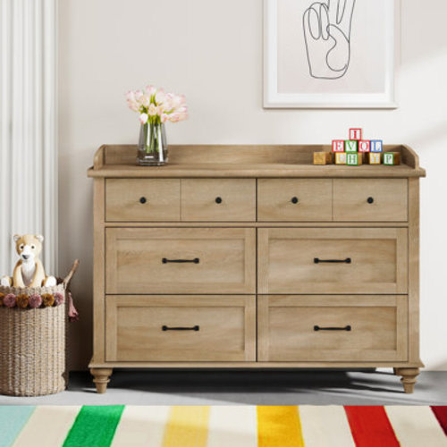 Charlton Home® Scarlett Kids 6 - Drawer Dresser & Reviews | Wayfair