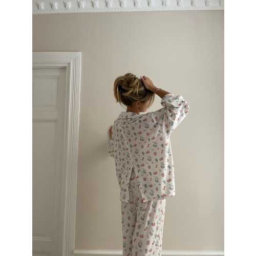 Go Slow Shirt Summer Berries - Summer Berries | Djerf Avenue