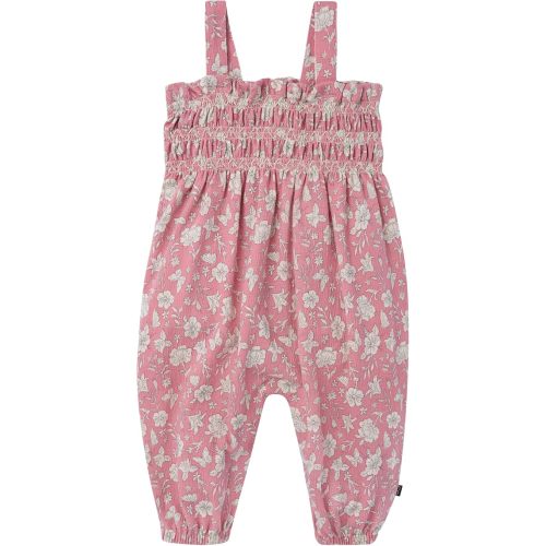 MODERNMOMENTS Baby Girls' Self Eyelet Ruffle Long Leg Romper