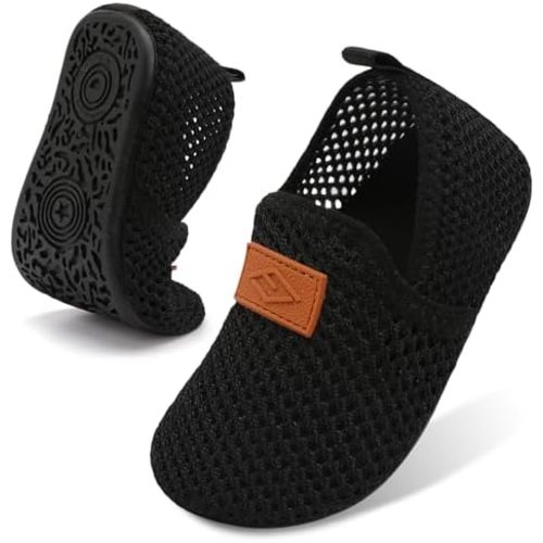 Lefflow Toddler Water Shoes Kids Quick Dry Beach Swim Socks Shoes Baby Non Slip House Slippers