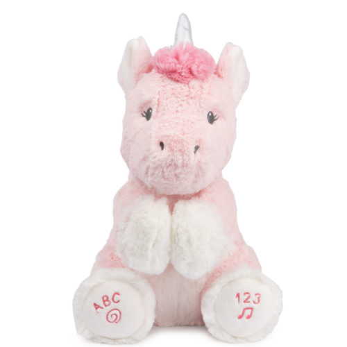 Baby GUND Alora the Unicorn Animated Plush Singing Stuffed Animal Sensory Toy, 11" - Ages 0+