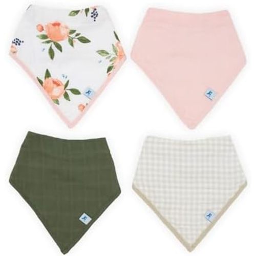 Little Unicorn Cotton Muslin with Fleece Bandana Bib