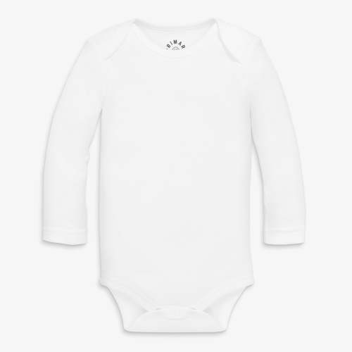 Organic long sleeve babysuit | Primary.com