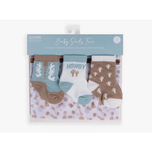 Howdy baby sock set