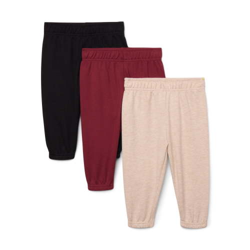 Garanimals Baby Boys French Terry Joggers, 3-Pack, Sizes 0M-24M