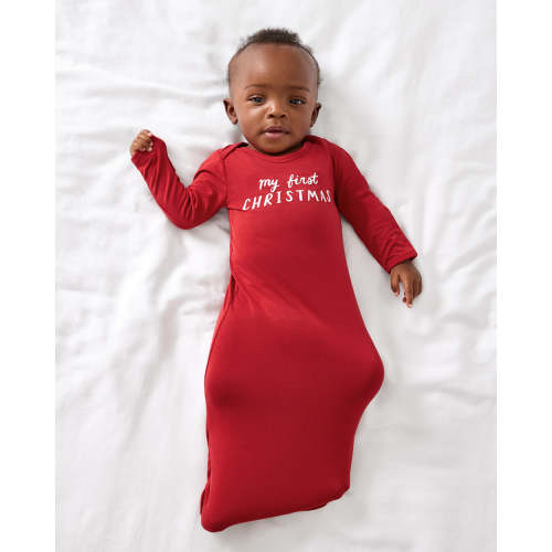 My First Christmas Infant Gown | Little Sleepies