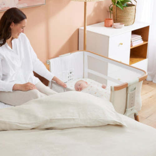 CoZee Breeze Plus Co-Sleeping Bassinet with Rocking Legs in Scandi Wal | iL Tutto