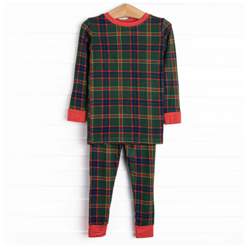 Tartan Traditions Bamboo Pajama Set, Green – Stitchy Fish