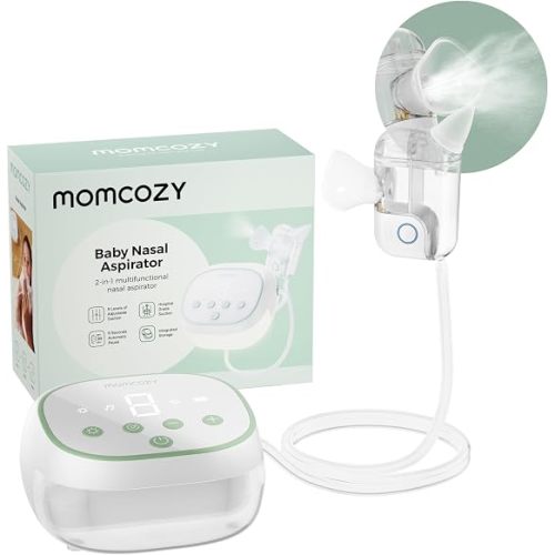 Momcozy BreezyClear Pro™ Nasal Aspirator for Baby, 75 kPa, 9 Levels