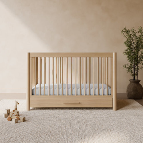 Storkcraft Malta 5-in-1 Convertible Crib with Drawer and Toddler Guardrail | Wayfair