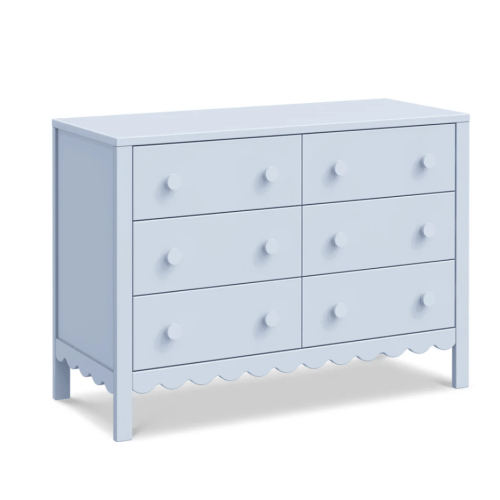 Sammy Scallop 6-Drawer Dresser