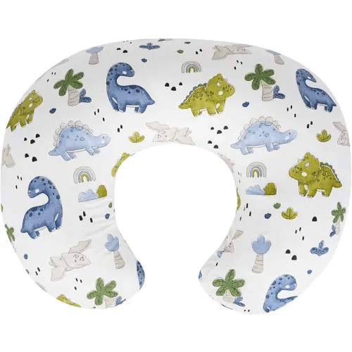Nursing Pillow & Breastfeeding Pillow – Ergonomic C-Shape for Breastfeeding & Bottle Feeding, Standard Size Breathable with Washable Cover, Hypoallergenic,Tummy Time & Sitting Support (0-12Months)