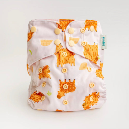 Animals and Insects: Essentials Pocket Cloth Diaper with Athletic Wicking Jersey, Grows with your Baby