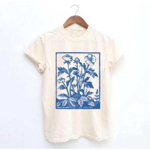 Vintage Wildflowers Graphic Nursing T-shirt – Giftifymama